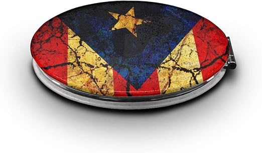 Amazon Com Keioo Vintage Puerto Rico Flag Makeup Mirror Mini