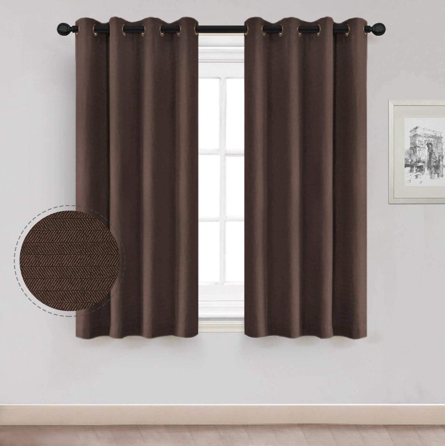 Window Decortaion Soft Room Darkening Curtains Drapes For Bedroom