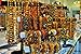 Amberbeata Honey Cognac, Cherry Baltic Amber, Caribbean Green Amber & Natural Turquoise Beads Necklace, 20-Inches