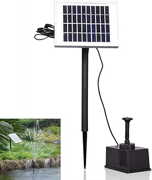 Amazon Thatboyjp 噴水ポンプ ソーラーポンプ 1 8w 9v 省エネ 自動操作 池ポンプ ソーラーウォーターポンプ 水槽 装飾 ソーラー水中ポンプ 散水キット 庭 ガーデン 養魚池 庭園 プール 水中演出 観賞用アクセサリ 給水 排水ポンプ本体