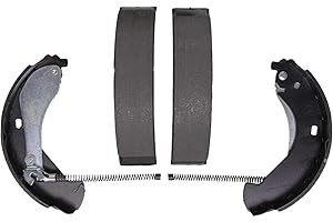 EXPPOWER Rear Drum Brake Shoe Set Replacement for 2005-2008 Chevrolet GMC Silverado Sierra 1500 modles(S855)