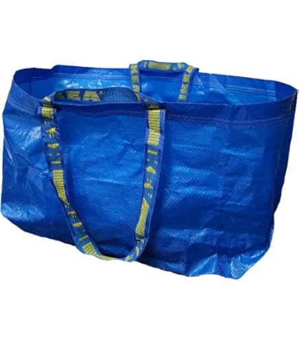 Amazon.com: IKEA FRAKTA Carrier Bag, Blue, Large Size Shopping Bag