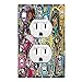 Monster High Light Switch Cover And/or Outlet for Bedroom or Bathroom Monster High Ghouls Rule, Scare Squad, Ghouls Back,ghoul Group,freaky Fashion, Ghoulie Gang Bedding (1x Outlet)