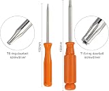 FandWay 32Pcs Ring Doorbell Screws & 2 Screwdrivers Kit T15 T6 for Ring Pro view 5