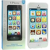 YOYOSTORE Phone Kids Learning Toy Play Cell Phone Black with USB Recharable