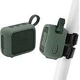 TXEsign Silicone Case for JBL Go 4,Go 4 Protective Cover, Travel Carrying Pouch w Anti-Dust Charging Cover Speaker Mount Strap (Green)