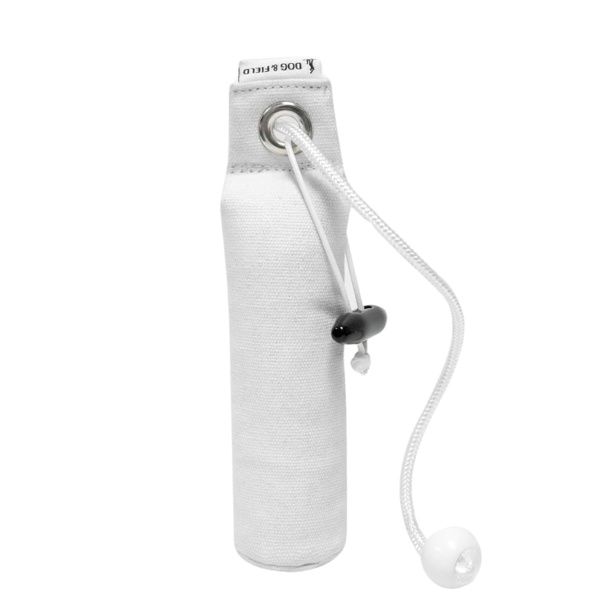 Dog & Field Puppy Training Dummies - White. 100g Canvas Training Dummy With Short & Long Throw Toggle For Obedience & Retrieval Practice. Lightweight Water Float Dummy, Gundog Training Equipment