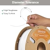ERYONE PETG Filament 1.75mm 2x1kg White 0.03mm Accuracy Clog-Free view 4