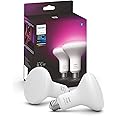 Philips Hue BR30 LED Smart Light Bulbs - Flicker-Free 85w Light Bulbs - Bluetooth Compatible, Compatible with Alexa, Google Assistant, and Apple HomeKit - E26 Base - 2 Pack