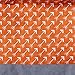Bacati - Rod Pocket Window Valance Orange/Grey Arrows