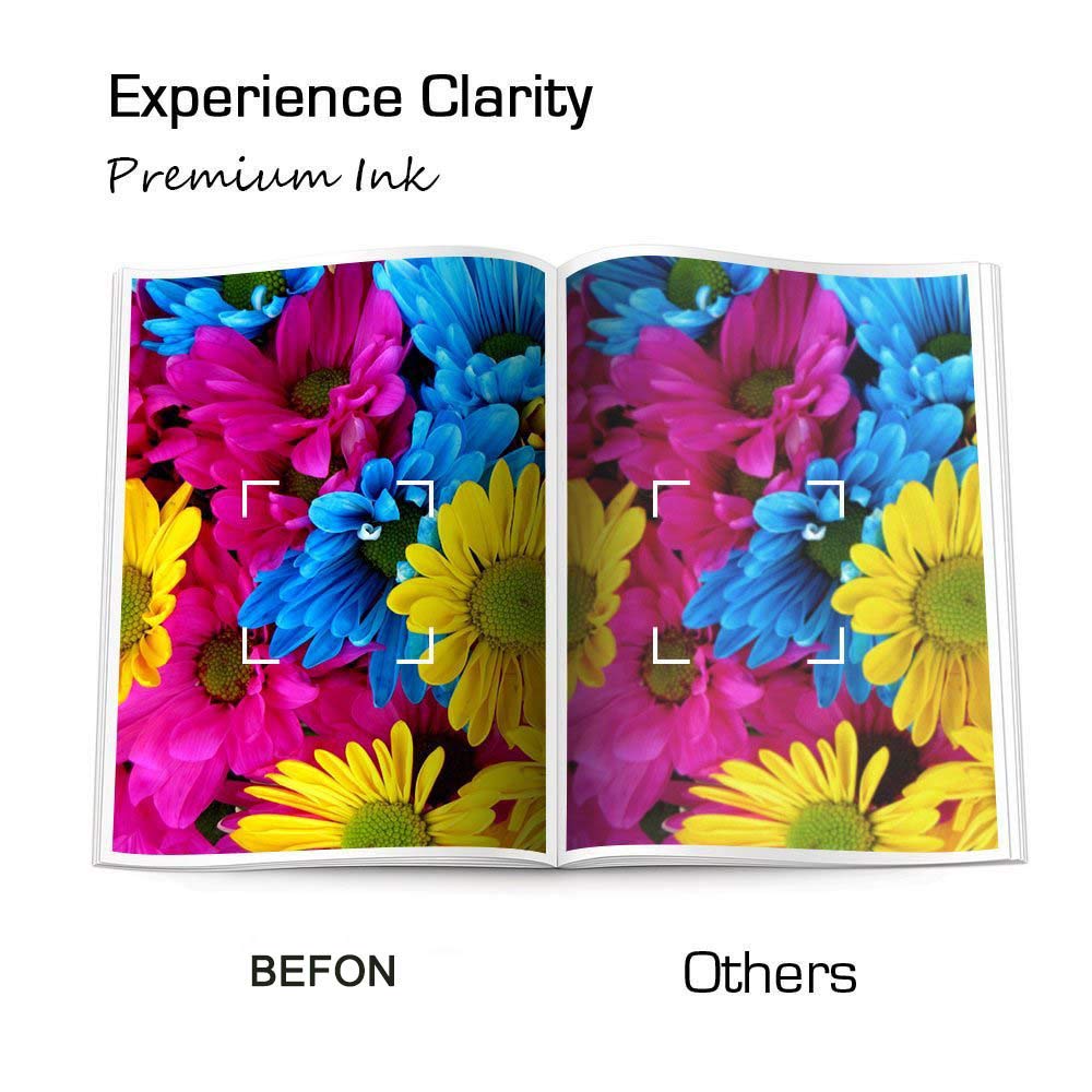 BEFON Re-Manufactured Ink Cartridge Replacement for 200XL 200，to use with XP-200 XP-300 XP-310 XP-400 XP-410 WF-2520 WF-2530 WF-2540(6 Black, 2 Cyan, 2Magenta, 2 Yellow, 12-Pack)