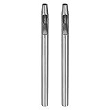 HARFINGTON 2pcs Hollow Punch for Leather 4mm Round