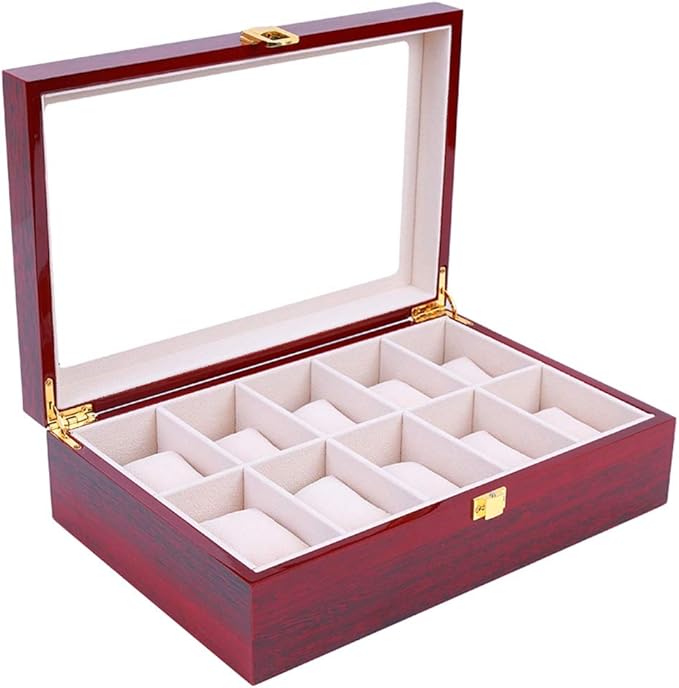 WCX Porta Relojes Y JoyasOrganizadores10 Compartimentos, Estera De