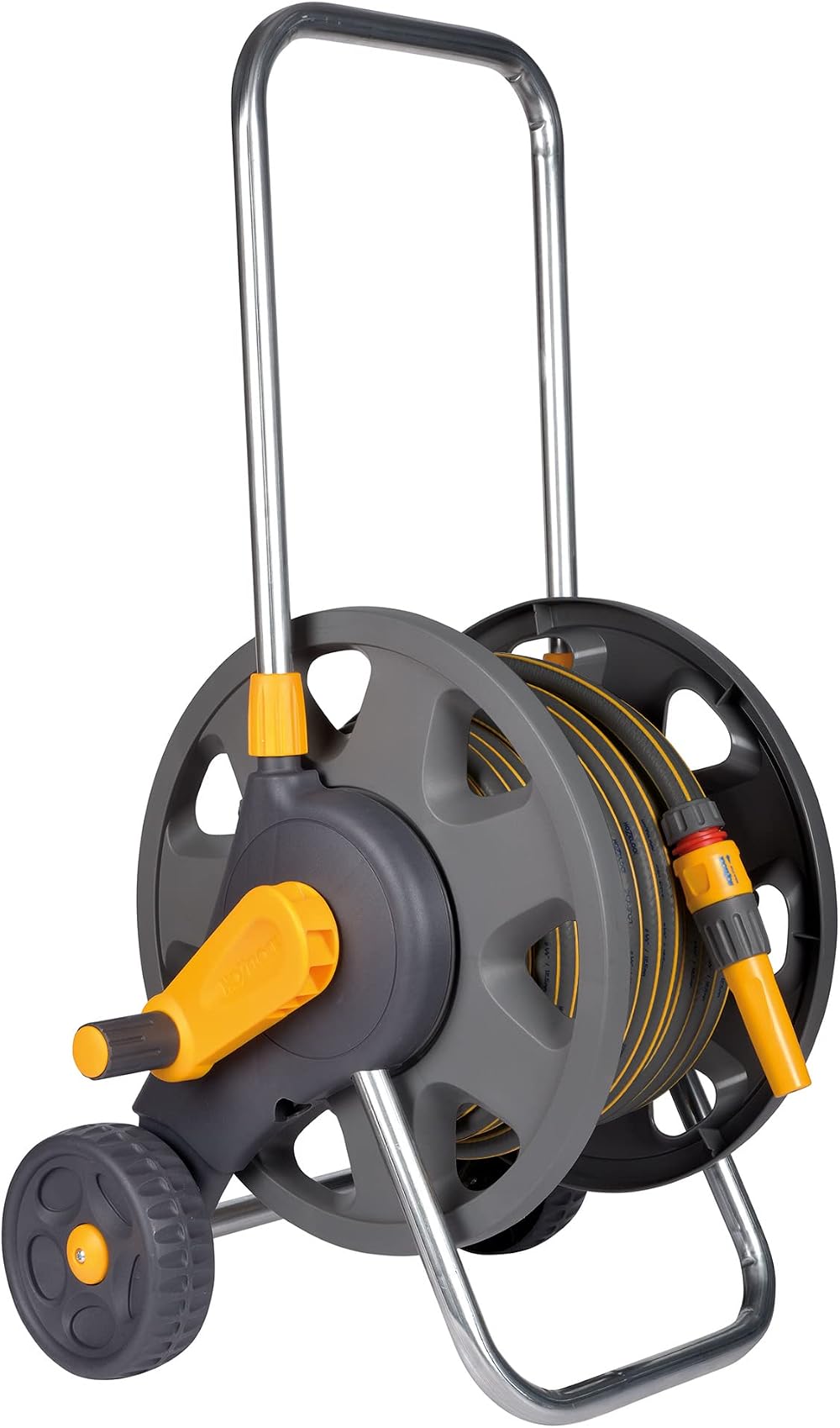 Hozelock Ultramax 25m Coil on 45mCart Grey Hose Reel