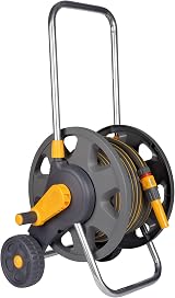 Hozelock Ultramax 25m Coil on 45mCart Grey Hose Reel