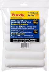 Purdy 140626612 Jumbo Mini White Dove Roller Replacement 6-Pack 6-1/2" x 3/8" view 2