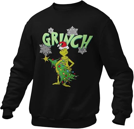 SapphireShop Grinch How The Grinch Stole Christmas Grinch Sweater Men Christmas Sweaters: Amazon 