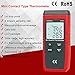 Signstek ST300 Dual Channel K/J Type Digital Thermocouple Thermometer -58°F~1022°F(-50~1300°C) with 2 K-Type Thermocouple Sensor Probe,3 Measurement Range, LCD Display