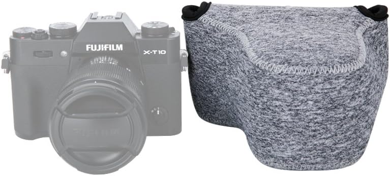JJC Camera Case Ultra-Light Pouch Bag for Fuji X-T30 X-T20 X-T10 X-T100 + XF 18-55mm f2.8-4/XF 16mm f1.4/XF 23mm f1.4/XF 50mm f2 Lens - Image 3
