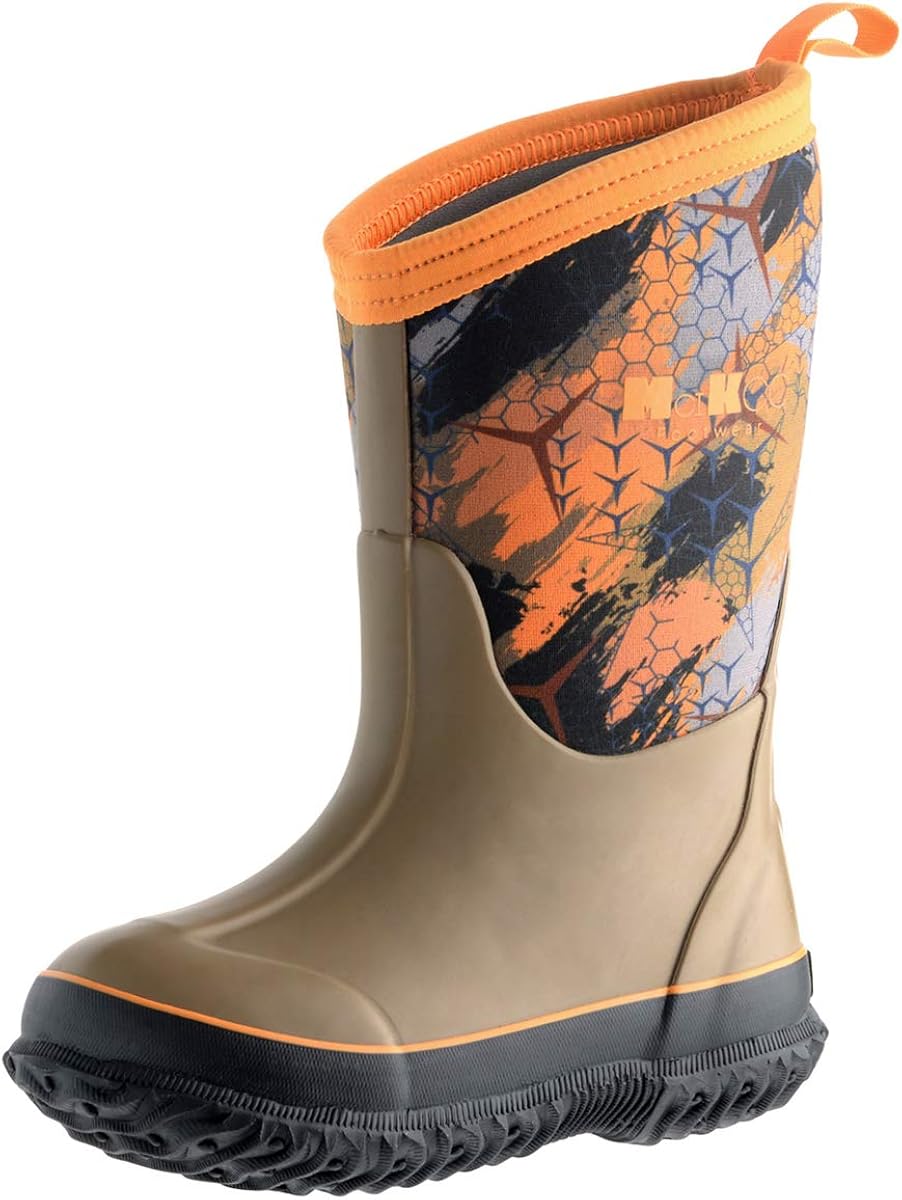 Waterproof Solid Classic Pull On Snow Wellies Boot for Children Toddler