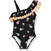 Kanu Surf Girls Morgan Floral Ruffle 1-Shoulder 1-Piece Swimsuit