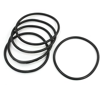 5 x Soft Gummi O Ringe Dichtung Unterlegscheiben Ersatz Schwarz 95 mm x 5 mm