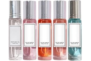 5Pcs Pheromones Perfumes for Women 10ml Roll on Pheromone Perfume Oil Natural Formula Long-Lasting Portable Fragrance, Perfum