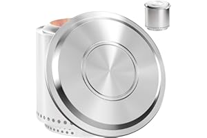 Lidereja Fire Pit Lid for Solo Stove Bonfire, 19.5 Inch Stainless Steel Cover for Solo Stove Bonfire smokeless firepit - Weather-Resistant Accessories for Protection and Tabletop Use