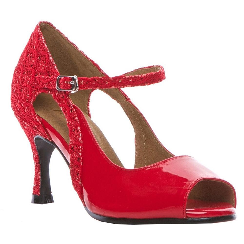 Danza Latina Zapatos Mujer Sandalias Cuero Tango Salsa Samba Tango Salón De
