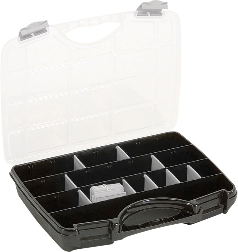 Raaco 715355 Plastic All-purpose Tool Case Black Transparent Silver 312x238x51mm