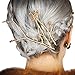 RechicGu Gold Plated Chic 3Pcs Christmas Tree Branch Hair Pin Headband Dress Snap Barrette Clip Fasci