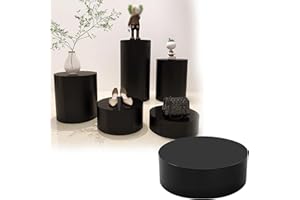 Commercial Display Pedestal Stand For Clothing Store/Mannequin/Art Sculptures，Column Pedestal Stand Wooden, Premium Paint Fin