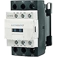 30A Electrodepot Contactor 3 Pole, 110/120V Coil, Motor Load 32A, Lighting 40A, 50A, 600V IEC DIN w 1NO and 1NC Aux Contact