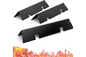 MORIINTL 7635 Flavorizer Bars for Weber GS4 Spirit 2 Parts Replacement for Weber Spirit II & I E210 S210 E215 E220 S220 Grill, Webber Parts 15.3" (Fits Spirit & Spirit II 200 with Front Knobs, Porcelain)