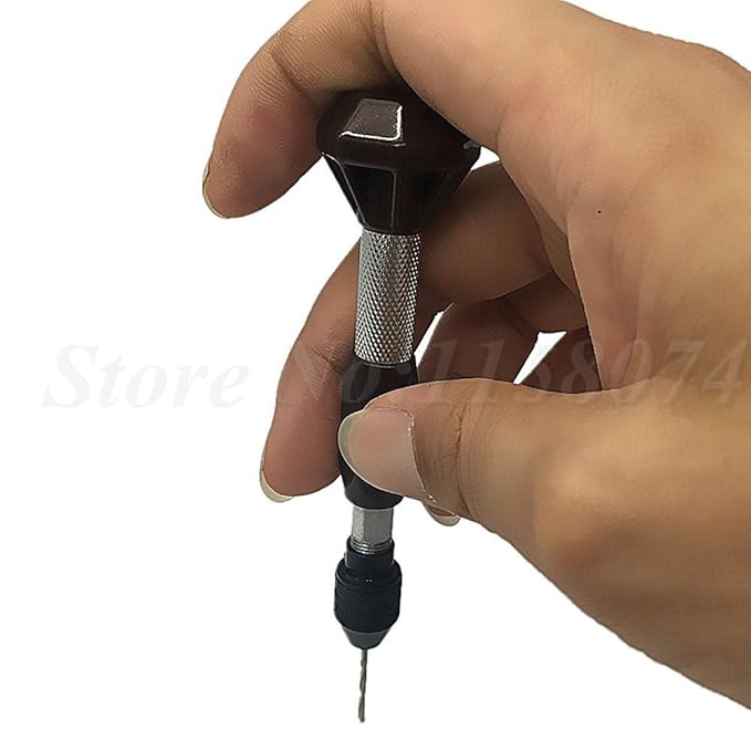Generic Hand Pin Hole Drill Jeweler Drilling Reamer Olive Walnut Model Pcb Drilling Micro Manual Hand Drill Jewelry