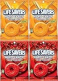 LifeSavers Candy, Butter Rum & Wild Cherry, Individually Wrapped, 6.25 Oz (4 Total Packs - 2 of Each Flavor)