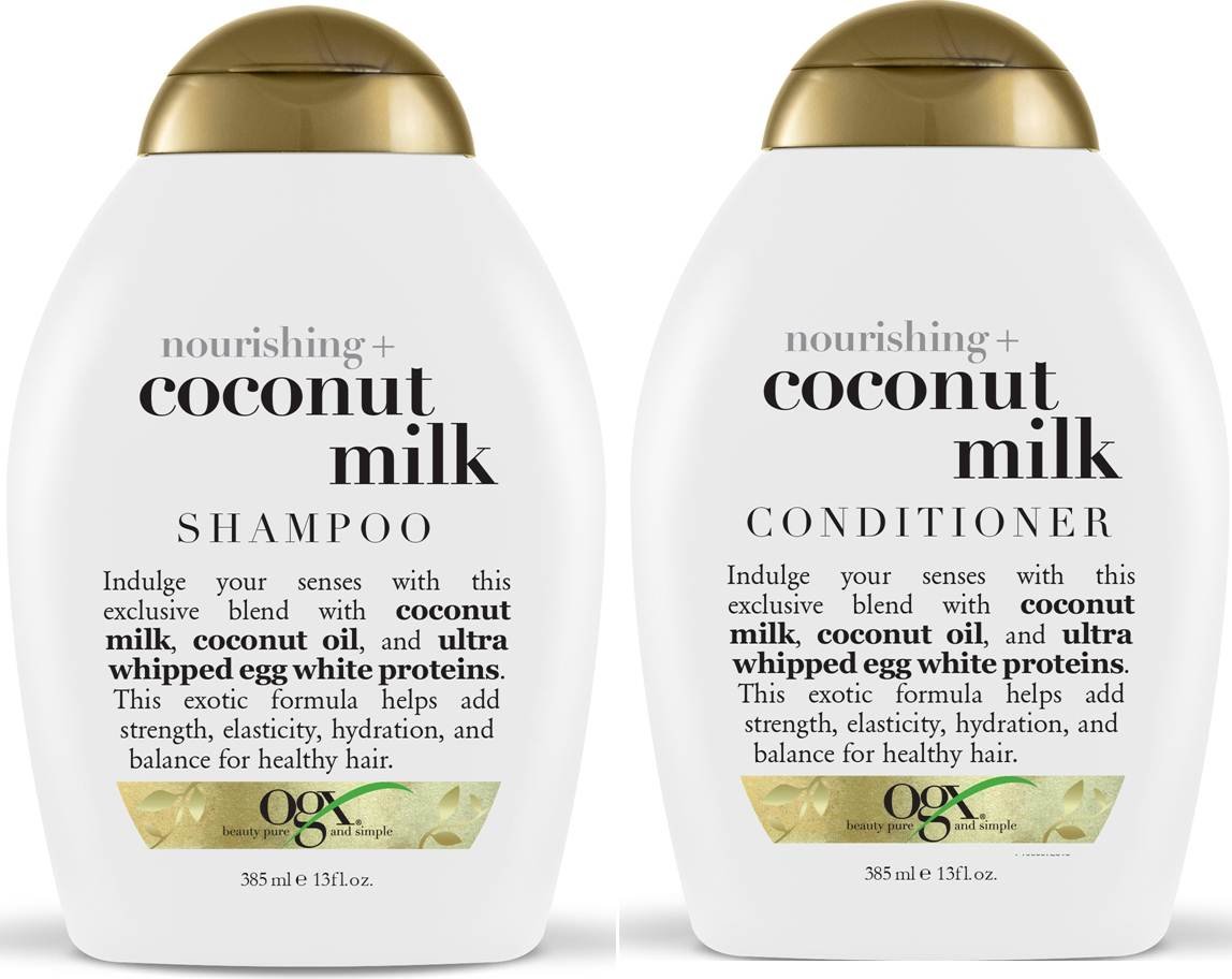 Buy OGX Coconut Milk Shampoo + Conditioner Combo(385ml x 2) Online at