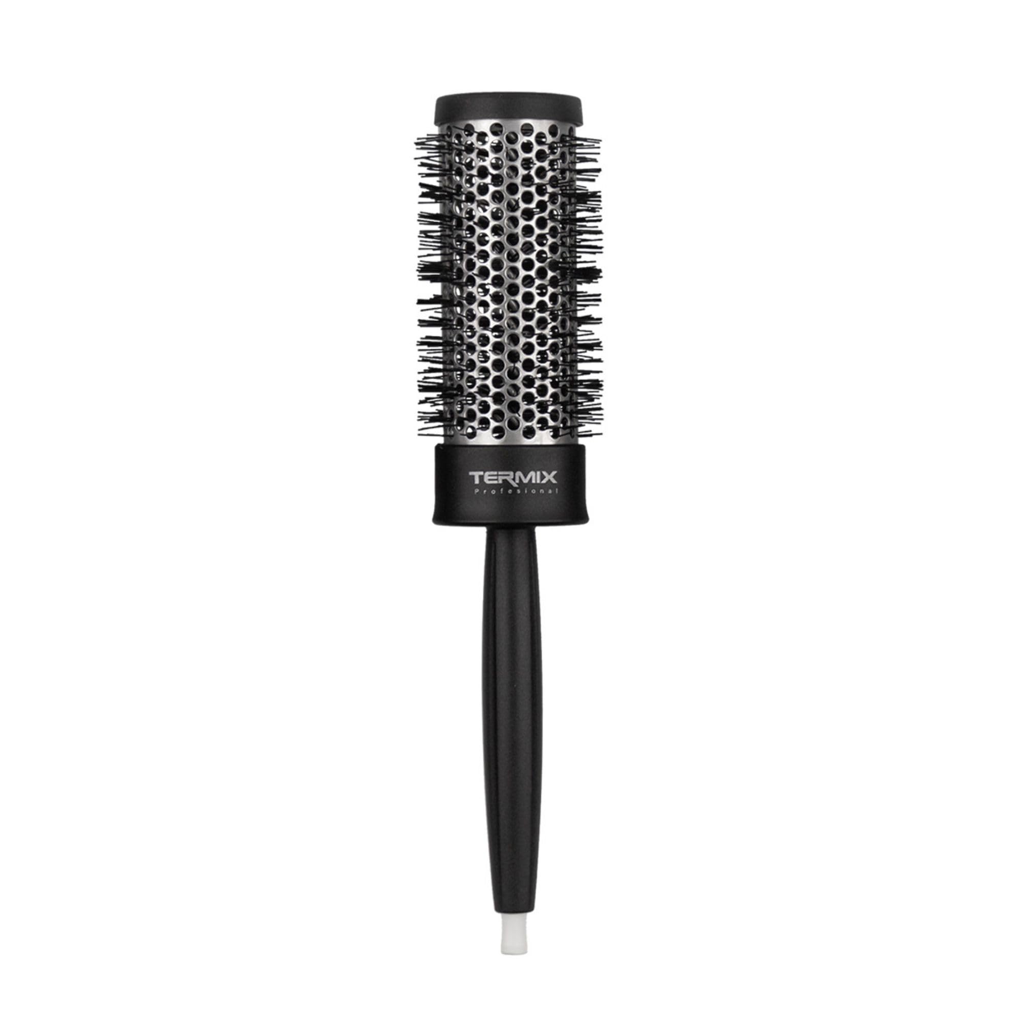 Termix Profesional Hairbrush Ø 37 mm- Aluminum thermal hairbrush with nylon bristles, ideal for all types of hairstyles