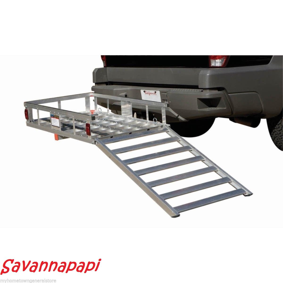 Aluminum Hitch mount Carrier Rack for Wheelchair & Scooter
