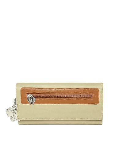 Butterflies Womens Wallet (Cream) (BNS 2374CRM)