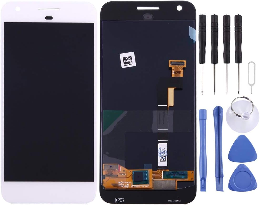 HAILANDIANZI CELLPHONE REPLACEMENT PARTS TYDWLPK LCD Screen and Digitizer Full Assembly for Google Pixel/Nexus S1 (Black) (Color : White)