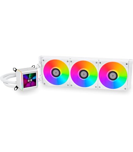 Amazon.com: Lian-Li Galahad II LCD CPU Liquid Cooler - White