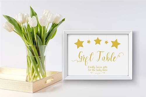 baby shower gift table sign