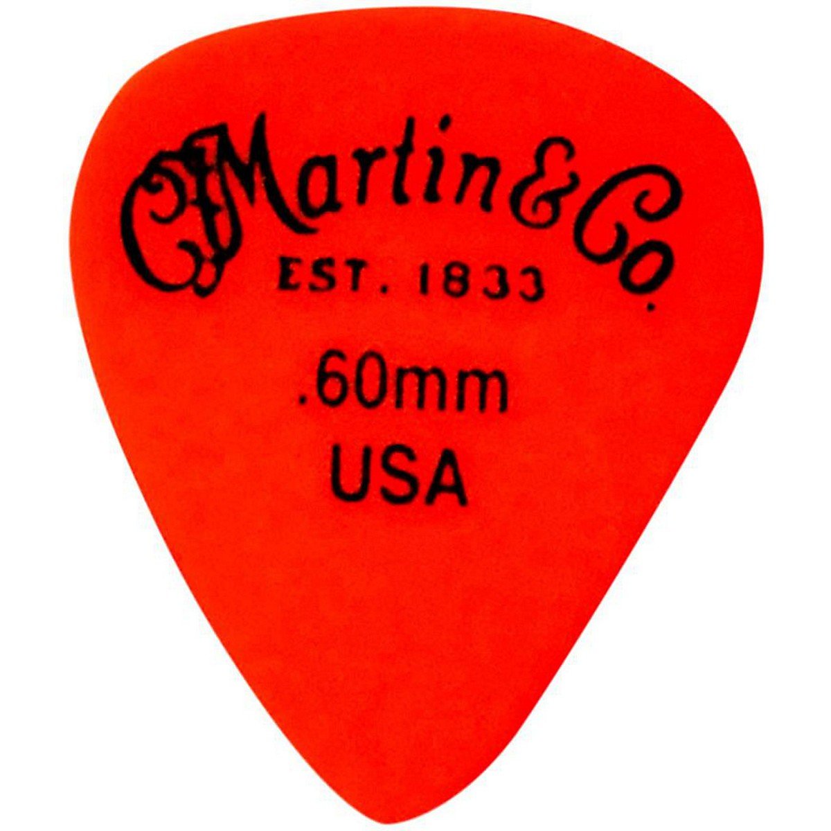C F Martin Picks - Standard Delrin Guitar Picks .50 Red HG (72)