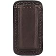 Kosibate Leather Magazine Holder, Sizes to fit virtually Any 9mm .40 .45 or .380 Pistol Mag | Single or Double Stack | IWB or OWB