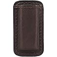 Kosibate Leather Magazine Holder, Sizes to fit virtually Any 9mm .40 .45 or .380 Pistol Mag | Single or Double Stack | IWB or