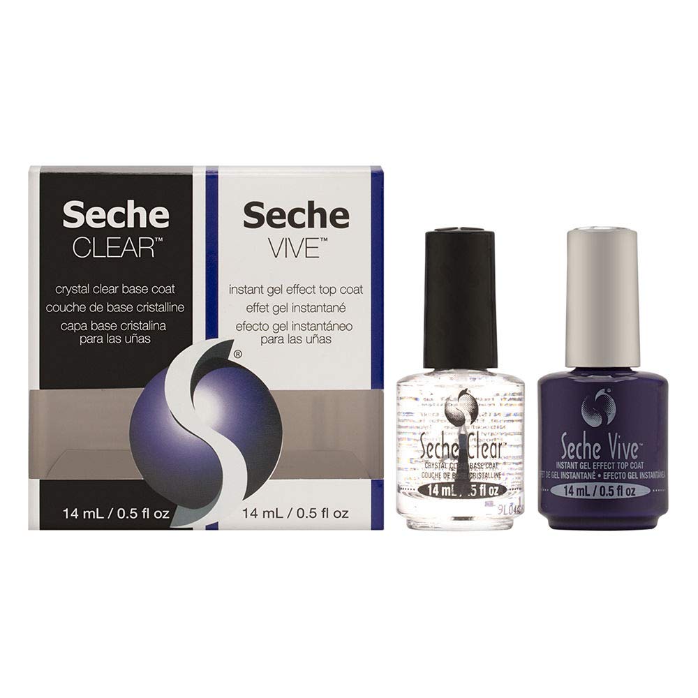 Seche Clear/Vive Base Coat and Gel Top Coat Duo Pack – Nail