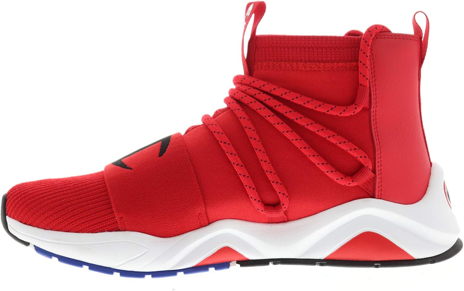 champion rally hype mid scarlet shoes