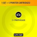 Supply Guy 5x Black Ink Cartridges Compatible Canon CLI-526 for PIXMA IP MG MX view 3