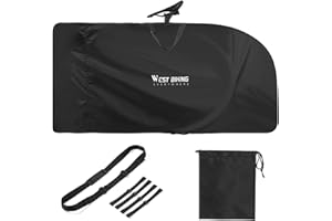 CamGo Folding Bike Travel Bag Bicycle Carrier Case Outdoors Cycling Transport Carrying Bag for up to 27.5 inch Bikes (Black-27.5inch)